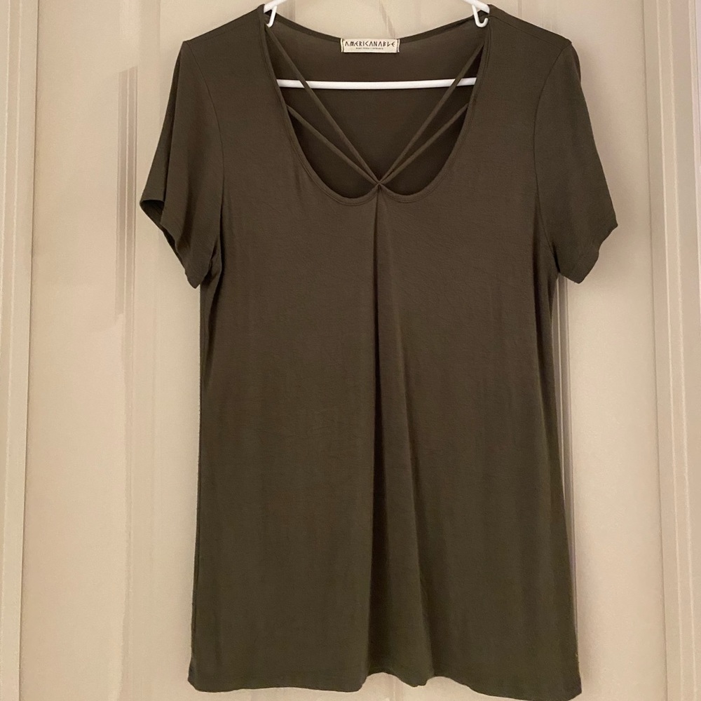 Olive Green Top